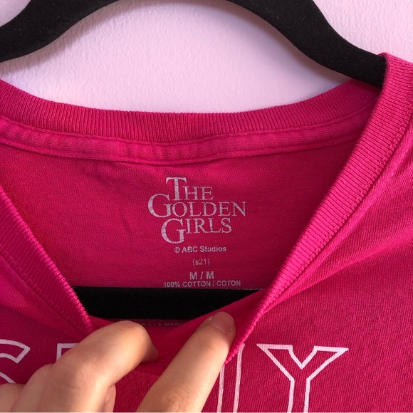 Golden Girls “Stay Classy” Fuchsia Short Sleeve T-Shirt - Picture 3 of 4